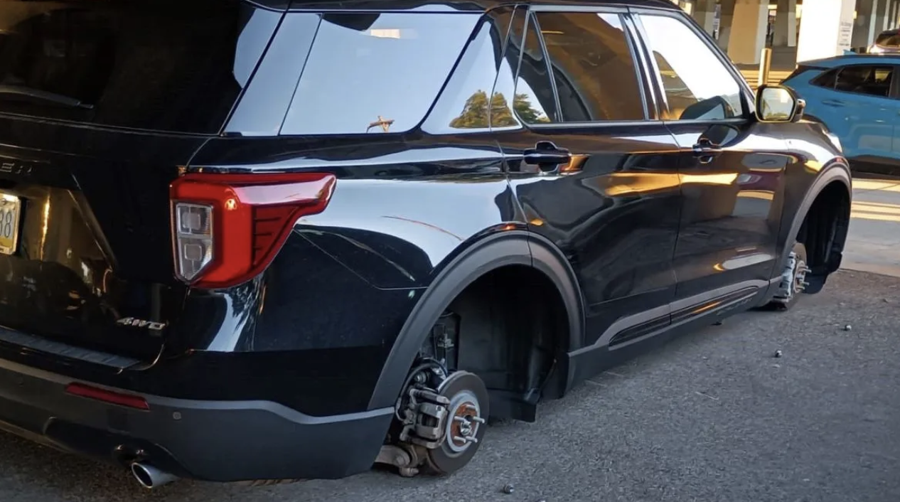 南费城偷轮胎案猖獗!多辆车4个轮胎不翼而飞